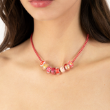 Roxy Necklace - Coral