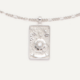 Tarot Necklace - Silver Wheel