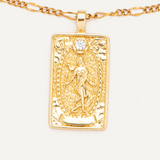 Tarot Necklace - Gold World