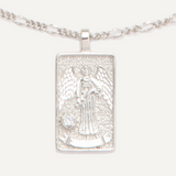 Tarot Necklace - Silver Temperance