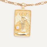 Tarot Necklace - Gold Temperance