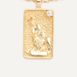 Tarot Necklace - Gold Strength