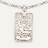 Tarot Necklace - Silver Lovers