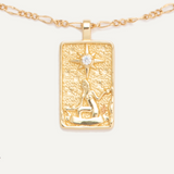 Tarot Necklace - Gold Star