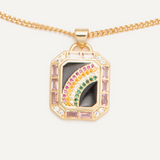 Amulet Necklace - Prism Black
