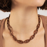 Sevilla Necklace - Matte Chocolate