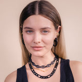 Sevilla Necklace - Matte Onyx