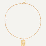 Tarot Necklace - Gold Sun