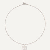 Tarot Necklace - Silver Temperance