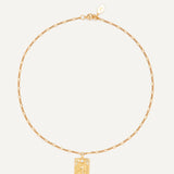 Tarot Necklace - Gold World