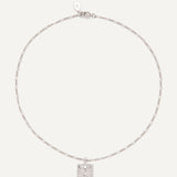 Tarot Necklace - Silver World