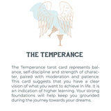 Tarot Necklace - Gold Temperance