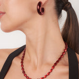 Tessa Earrings - Merlot