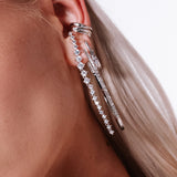 Blake Ear Cuff - Silver