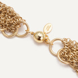 Veda Necklace - Matte Gold