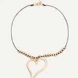 Alma Necklace - Matte Gold