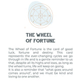 Tarot Necklace - Gold Wheel