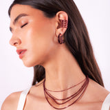 Sophie Necklace - Merlot