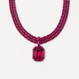 Raine Necklace - Cranberry