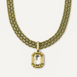Raine Necklace - Olive