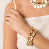 Es Vedrà Bracelet - Matte Gold