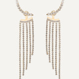 Crystal Earrings - Gold