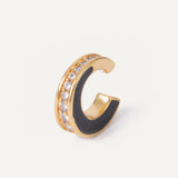 Mina Ear Cuff - Gold - Espresso