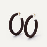 Milan Earrings - Matte Espresso