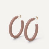 Milan Earrings - Matte Nude