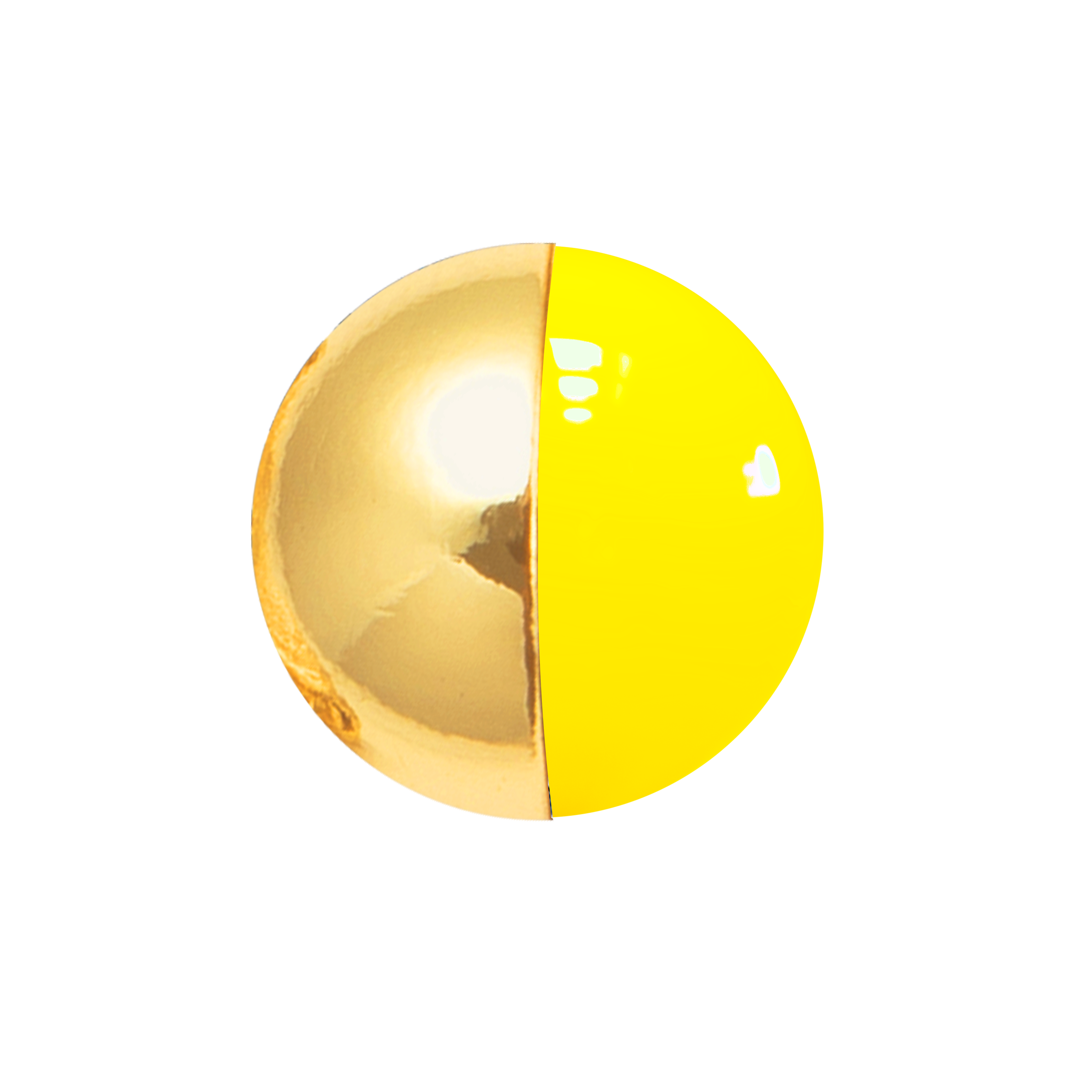 Kenny Earrings - Gold Neon Yellow