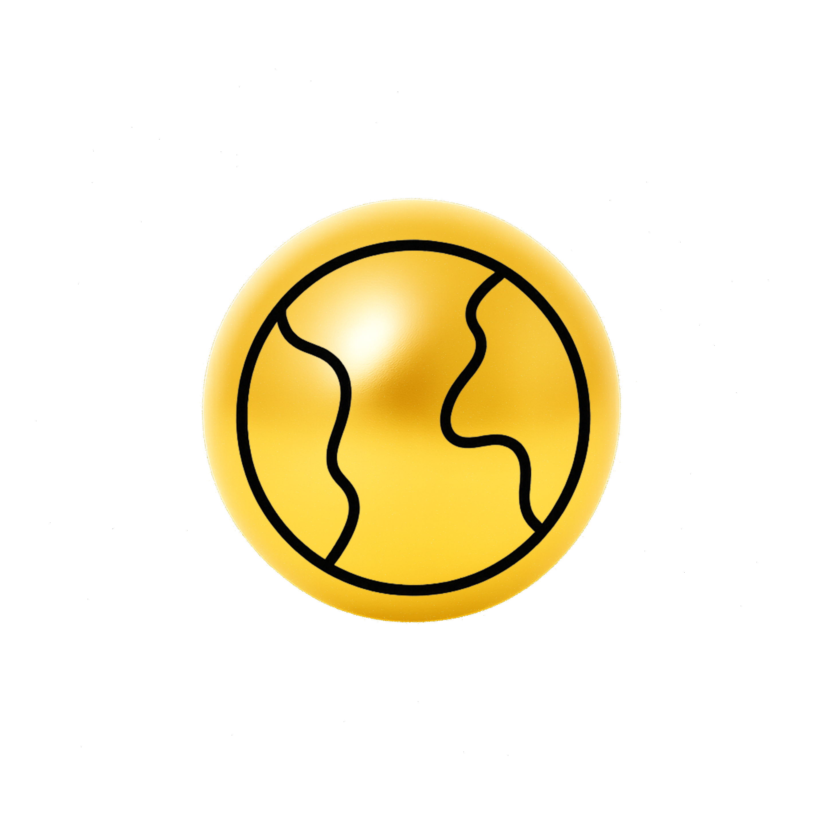 Tarot Necklace - Gold World