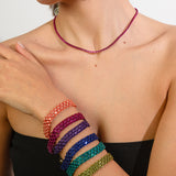 Raine Bracelet - Cranberry