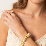 Romani Bracelet - Matte Gold