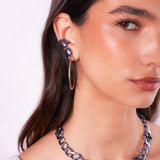 Palermo Ear Cuff - Storm Blue