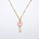 Secret Diary Necklace - Pink