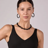 Sevilla Necklace - Matte Onyx