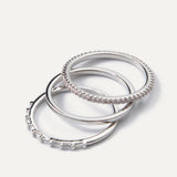 Pili Ring Set - Silver