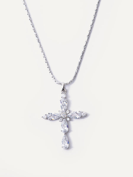 Madonna Necklace - Silver – Melania Clara