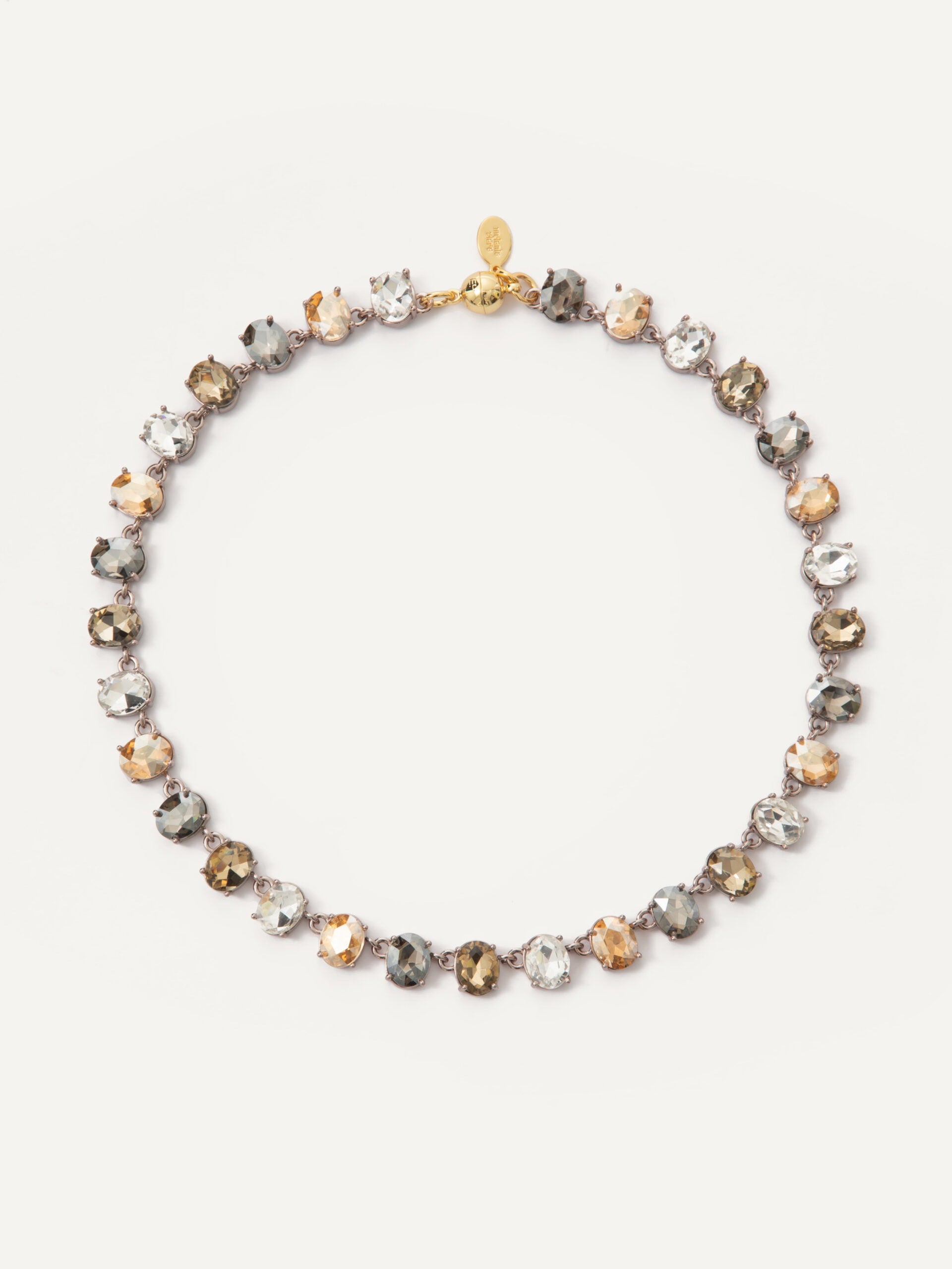 Alice Necklace - Platinum Neutral Multi