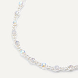Gemma Anklet - Pearl White