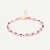 Gemma Anklet - Rosé