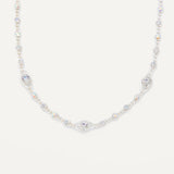 Gemma Necklace - Pearl White